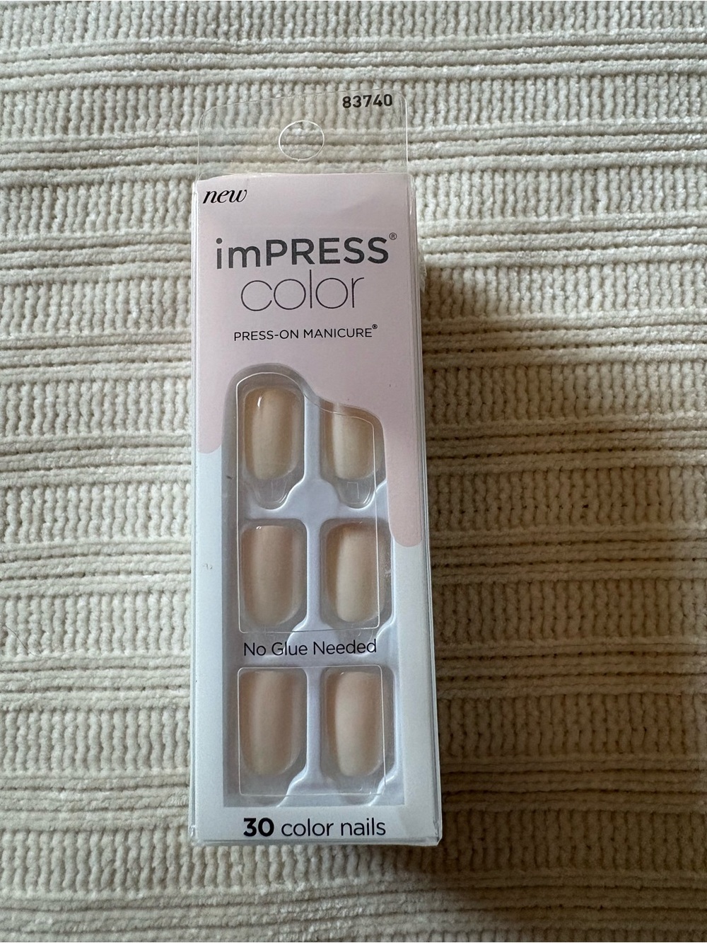 imPRESS Color Press-On Manicure - Nude/Beige (30 Nails)